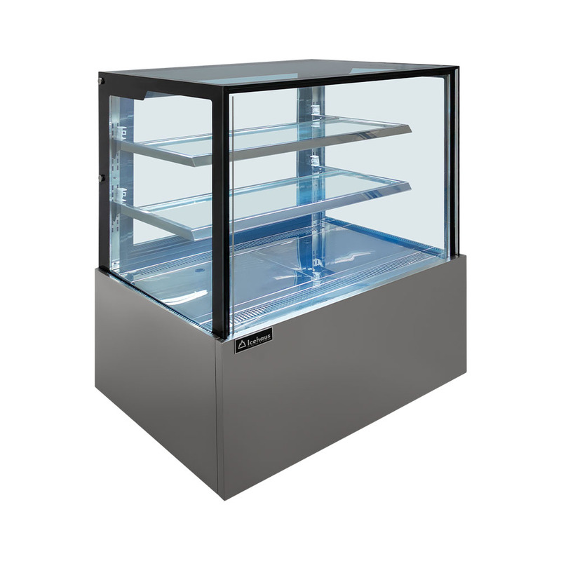 Vitrina Pastelera Plana 90 cm