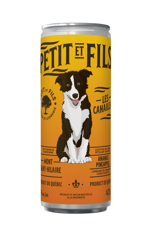 Cidre Mango Fizz "Les Canailles" 355 ML (ensemble de 4)