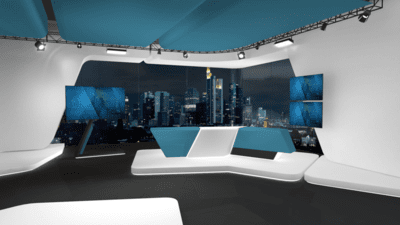 Ross Video CTS-CS-XPN-60NWSVR Full Virtual Set Using Two Anchor Positions