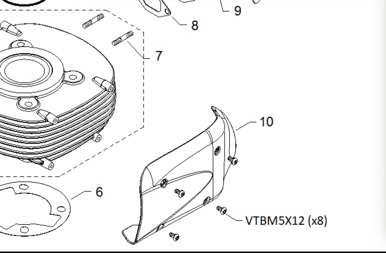 Birel Art CONVEX SCREW