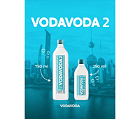 VODAVODA 2 750 mL GLASS 1/6 - Sparkling Natural Water