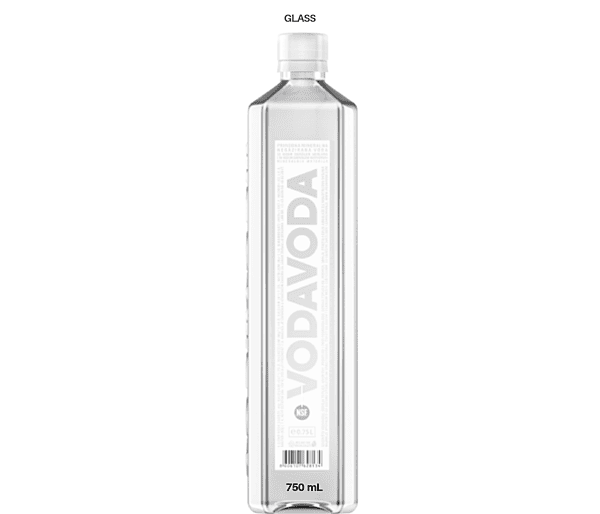 VODAVODA 750 mL GLASS 1/6 - Still Natural Water