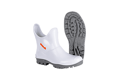 Shova White Grey Fishing Gumboot