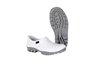 Shova White Grey Slip-on Shoe