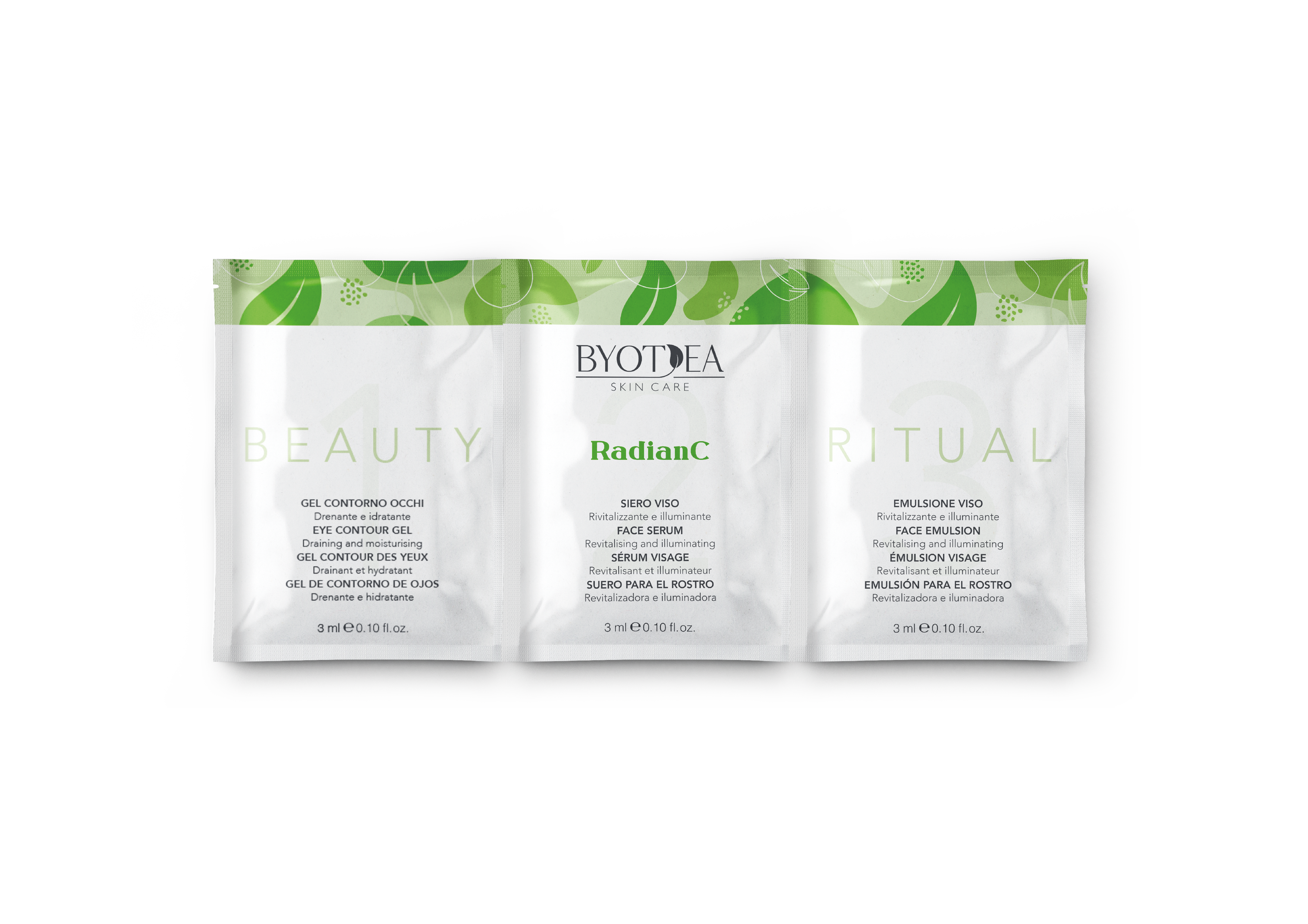 BYA28145 Byo Face Vit. C Ritual Satchet 3x3ml BYA28145 Byo Face Vit. C Ritual Satchet 3x3ml