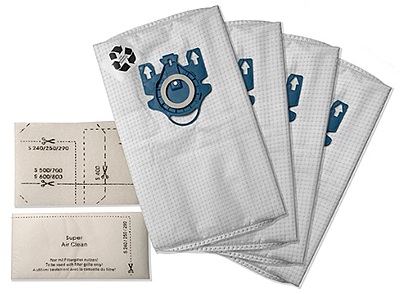4x Universal Miele Vacuum Bags+2 Filters