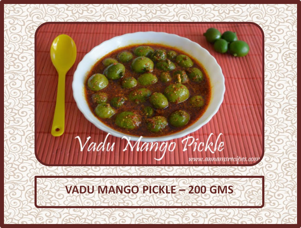 Vadu Mango Pickle (200 Gms)