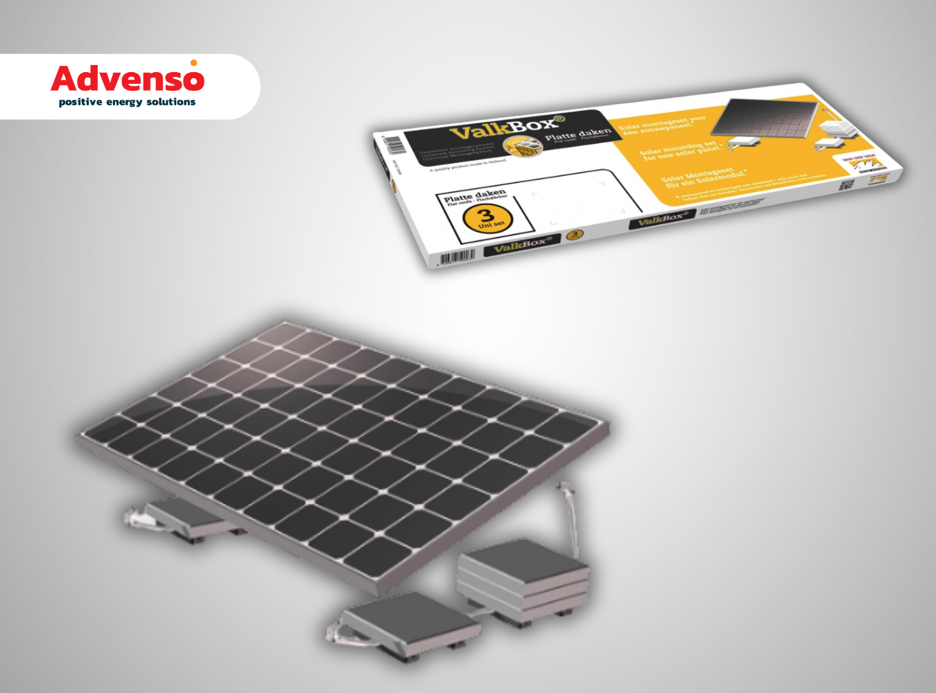 2 Stekkerpanelen met ApSystems omvormer met batterij – Plat dak 2 Stekkerpanelen met ApSystems omvormer met batterij – Plat dak