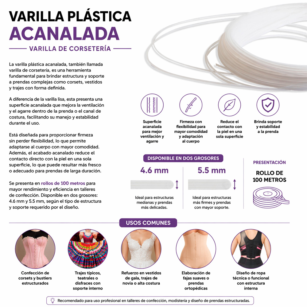 Varilla Acanalada 4.6Mm Rollo X 100 Metros
