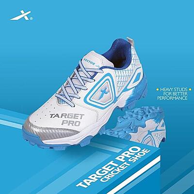 Vector - X Cricket Shoe - White/Blue - 6