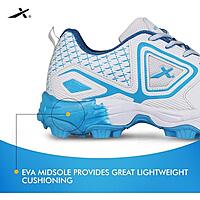 Vector - X Cricket Shoe - White/Blue - 6