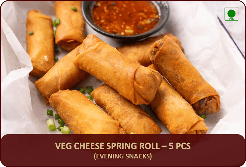 DES - Veg Cheese Spring Roll - 5 Pcs