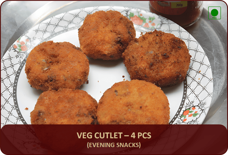 DES - Veg Cutlet - 4 Pcs