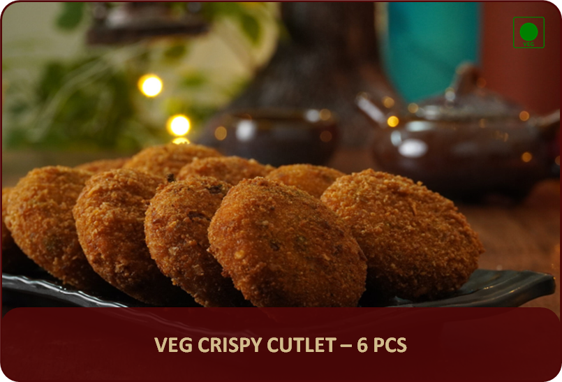 SM - Veg Crispy Cutlet - 6 Pcs