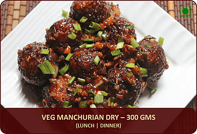 Veg Manchurian Dry - 300 Gms