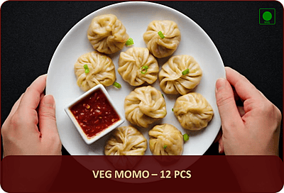 SM - Veg Momos - 12 Pcs