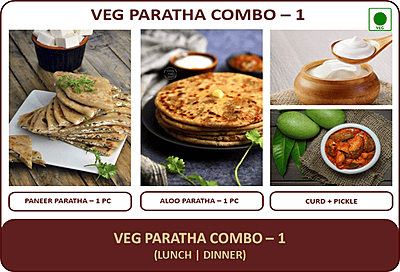 Veg Paratha Combo - 1