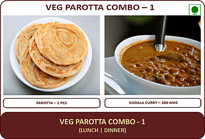 Veg Parotta Combo - 1