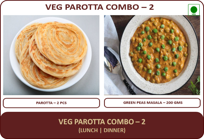 Veg Parotta Combo - 2