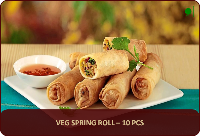 SM - Veg Spring Roll - 10 Pcs