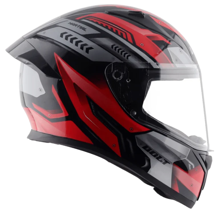 VEGA BOLT MARTIAL DULL BLACK RED M/V (L) VEGA BOLT MARTIAL DULL BLACK RED M/V (L)