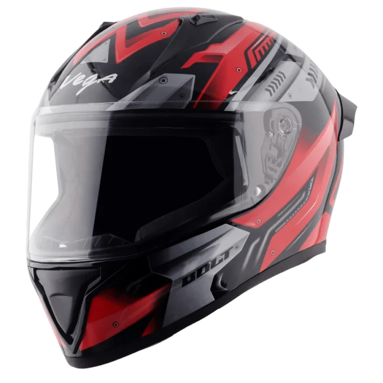 VEGA BOLT MARTIAL DULL BLACK RED M/V (L)