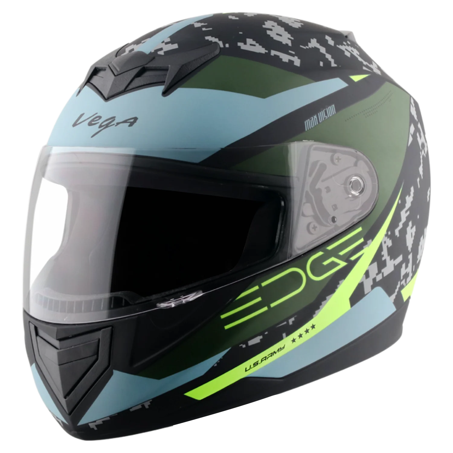VEGA EDGE DX US ARMY GR DULL BLACK/BATTLE GREEN (L) VEGA EDGE DX US ARMY GR DULL BLACK/BATTLE GREEN (L)