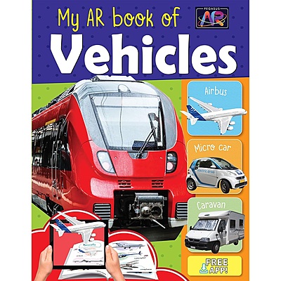 My AR Book of Animals, Vehicles, Human Body, Opposite & Shapes - Set of 4 Early Learning Books