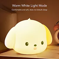 Veilleuse Chiot En Silicone Led Rechargeable