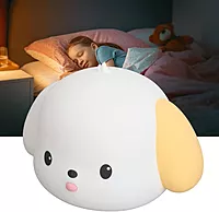 Veilleuse Chiot En Silicone Led Rechargeable
