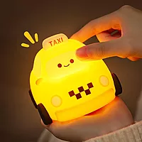 Veilleuse Taxi En Silicone Led Rechargeable