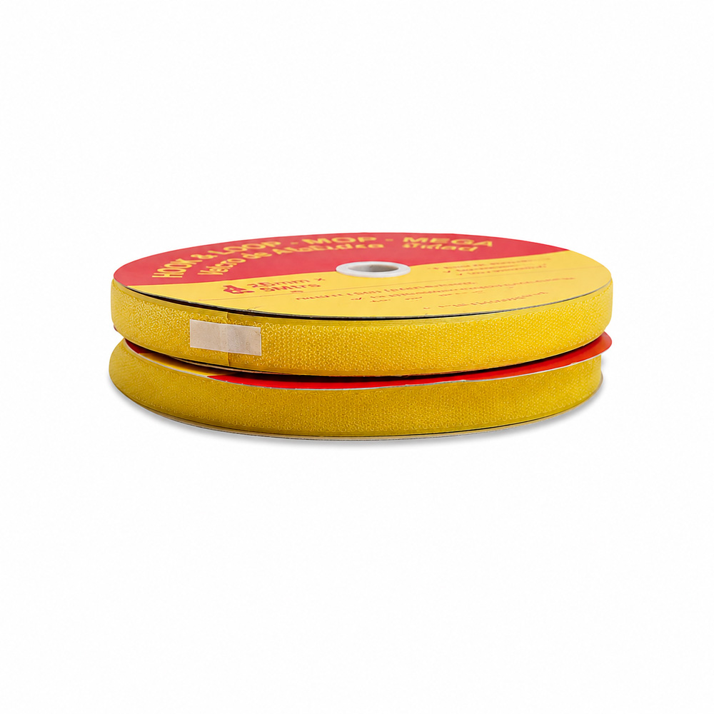 Velcro 20 Mm Ref012 Amarillo Rollo X 25 Metros Velcro 20 Mm Ref012 Amarillo Rollo X 25 Metros