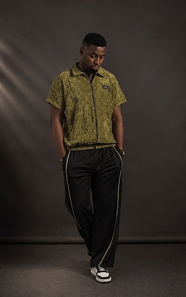 Velvet Zipper Dashiki Set Velvet Zipper Dashiki Set
