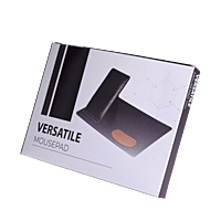 Versatile Black Mousepad with Stand
