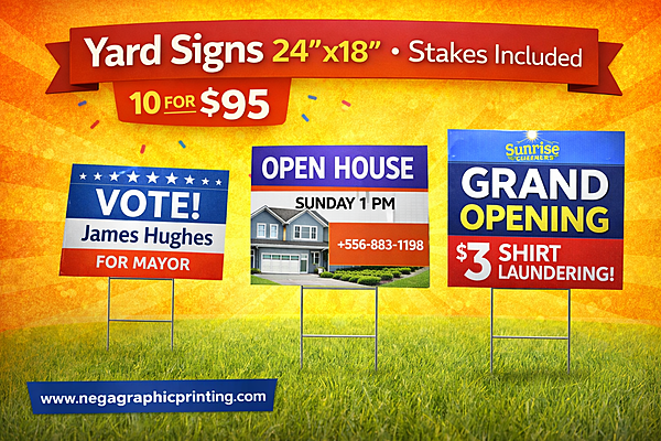 Yard Signs (18”x24”)