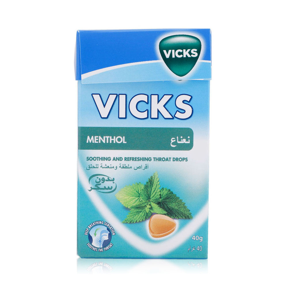 Vicks Cough Drops 20x40gm Menthol