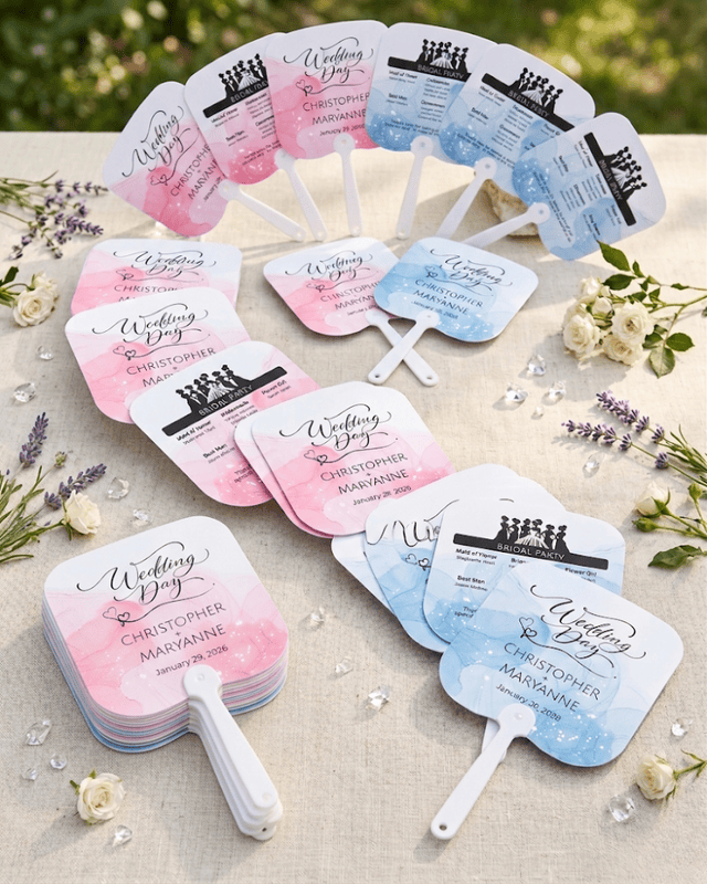 Vita Collection Program Fan, Set of 20