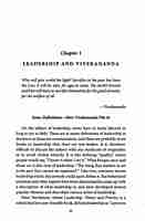 Vivekananda - A Born Leader