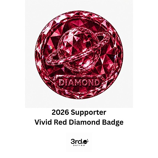 Vivid Red Diamond Ultra-Premium Supporter Badge