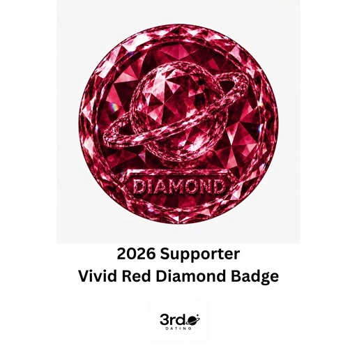 Vivid Red Diamond Ultra-Premium Supporter Badge