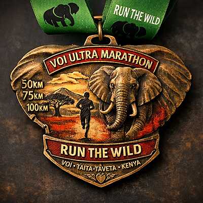 Voi Run Registration + Medal