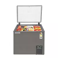 The Voltas Convertible Deep Freezer being used in a small café in Gurgaon to store beverages.