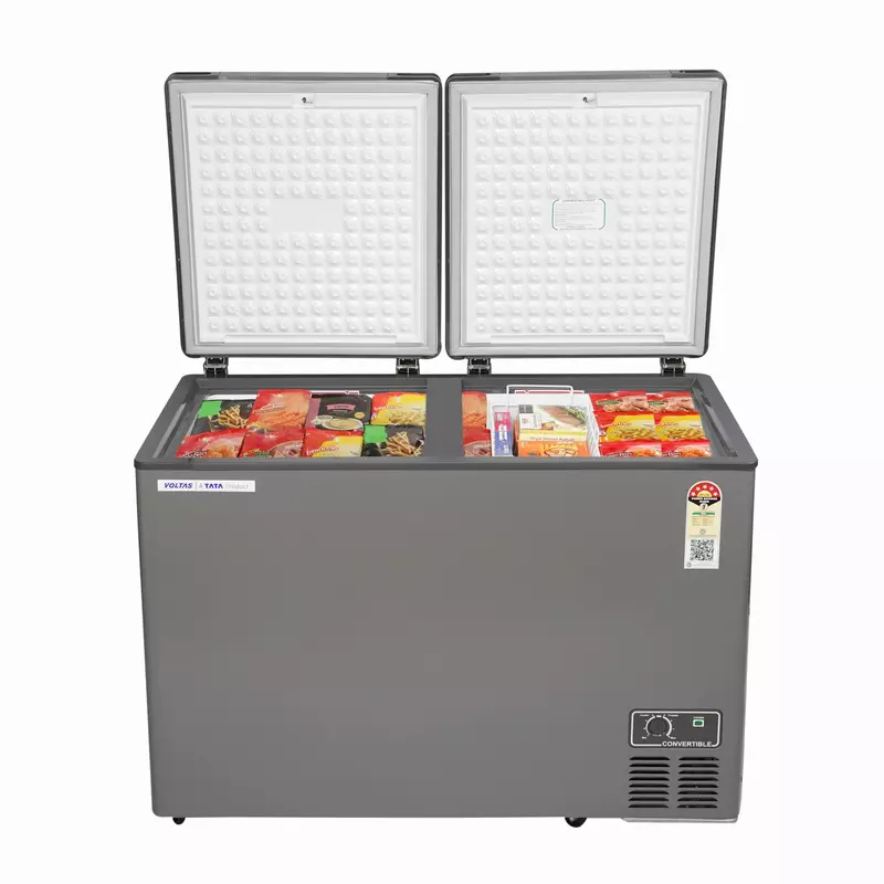 The Voltas convertible deep freezer being used in a small café in Gurgaon to chill beverages.