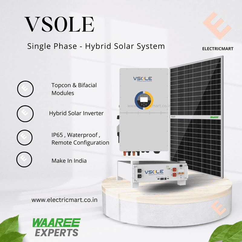 5KW Hybrid Solar System - Topcon and Vsole Combo