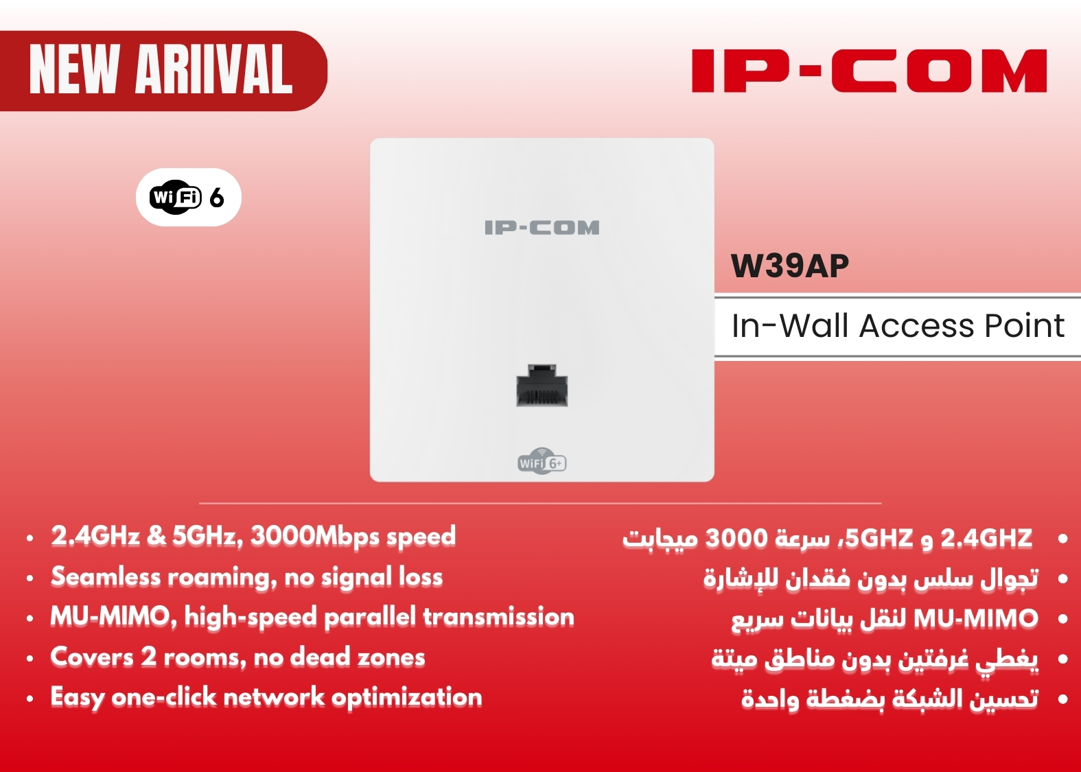 W39AP - WiFi 6 - Dual-Band - Gigabit