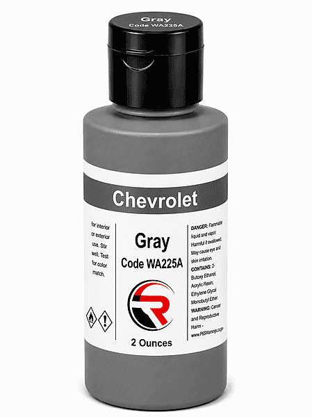 Chevrolet Gray Solid Code WA225A (CM2-225-02) Chevrolet Gray Solid Code WA225A (CM2-225-02)