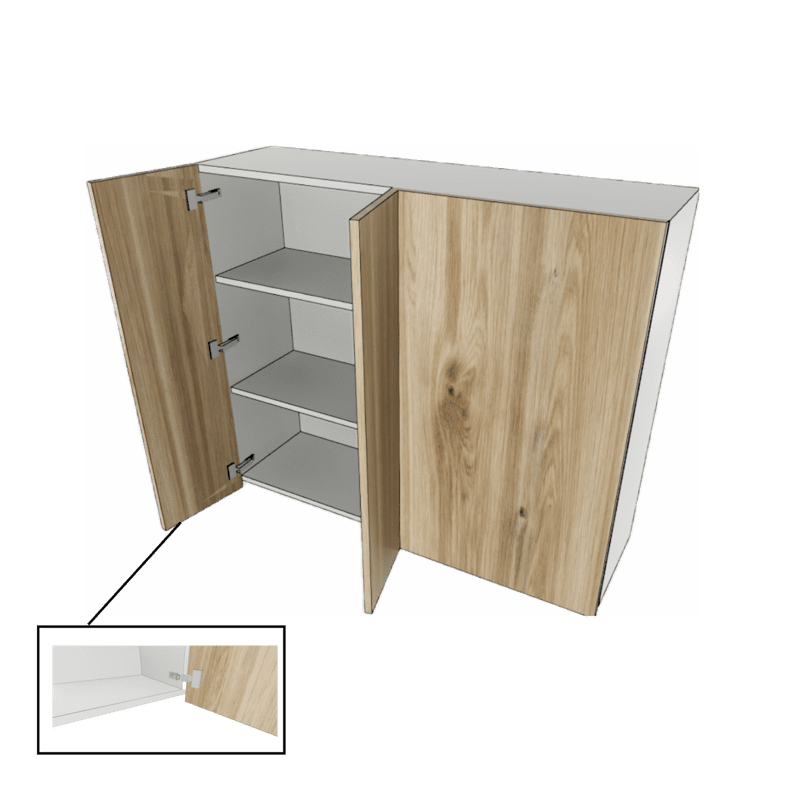 BLIND WALL CABINET 2 DOOR PULL OUT