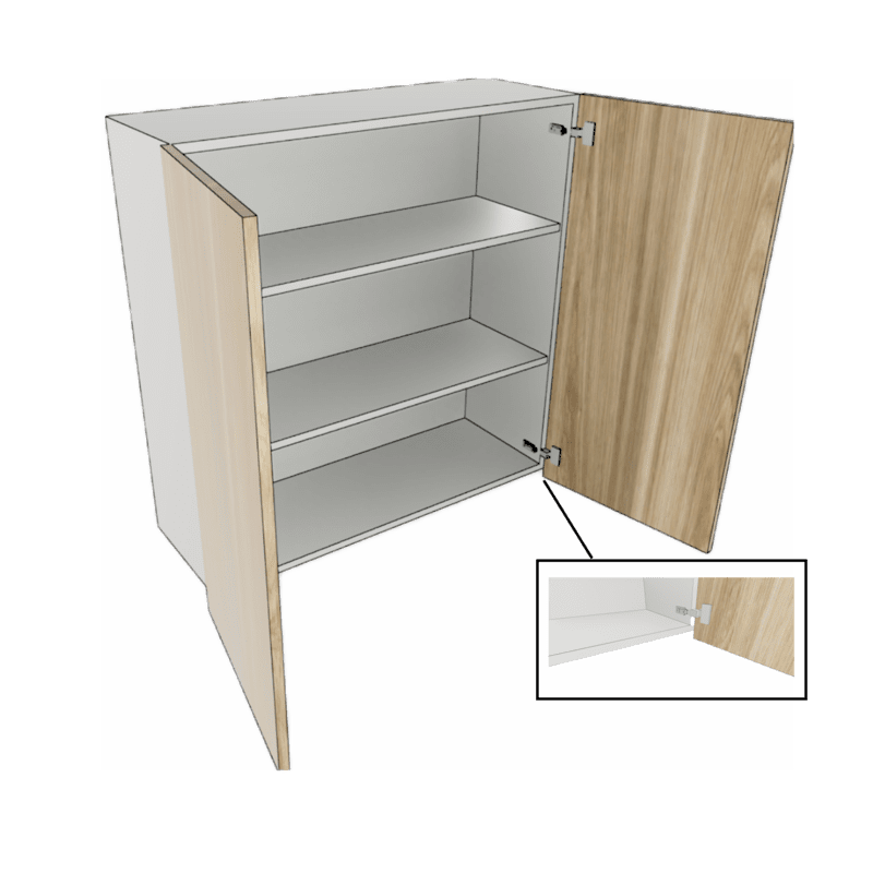 WALL CABINET 2 DOOR PULL OUT CUSTOM