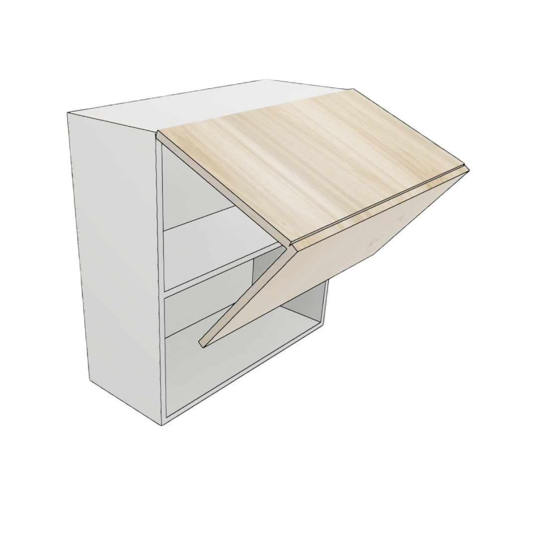 WALL CABINET 2 DOOR FLIP UP CUSTOM