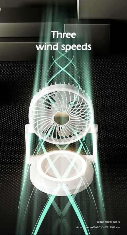 WALL / DESKTOP RECHARGEABLE FAN